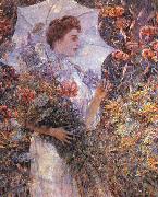 Robert Reid The White Parasol oil on canvas